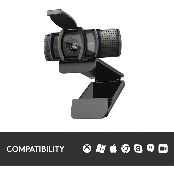 Logitech C920S HD Pro, Webcam schwarz