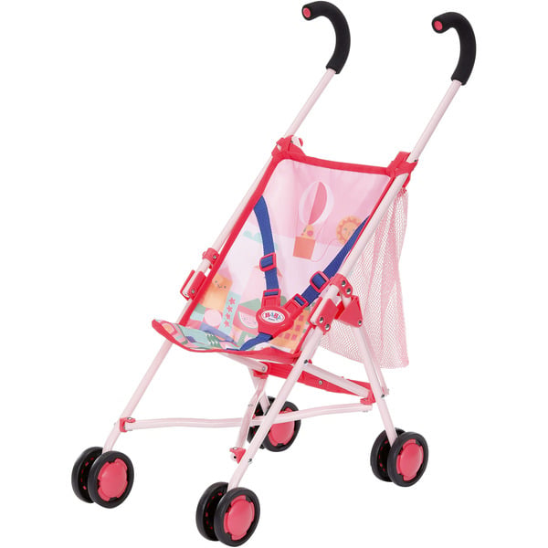 ZAPF Creation BABY born Kinderwagen mit Tasche, Puppenwagen pink