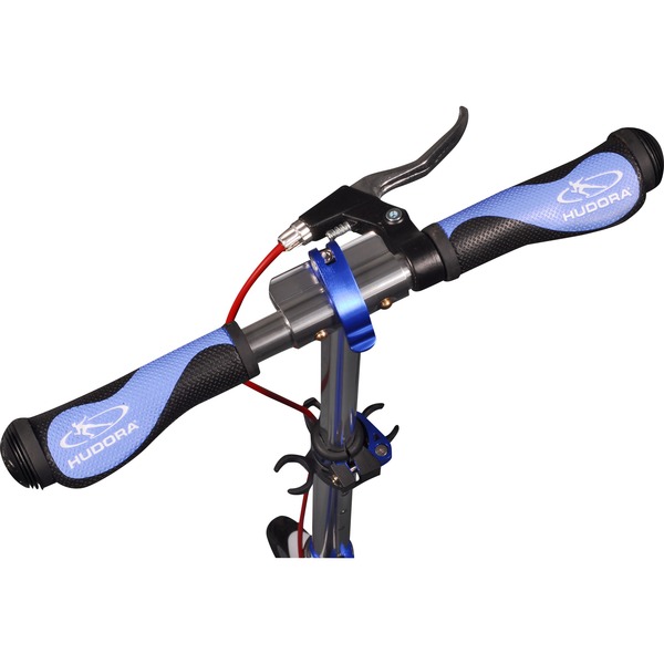 HUDORA BigWheel AIR 205 Dual Brake, Scooter blau/weiß