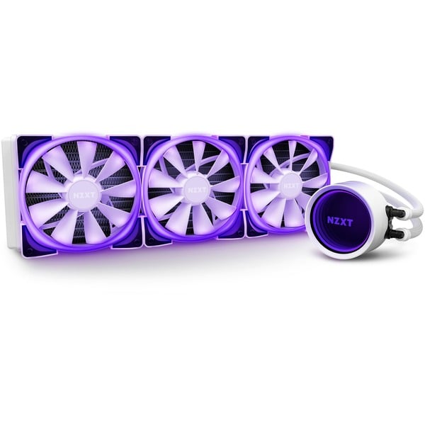 NZXT Kraken X73 RGB White 360mm, Wasserkühlung weiß, AM4 ready