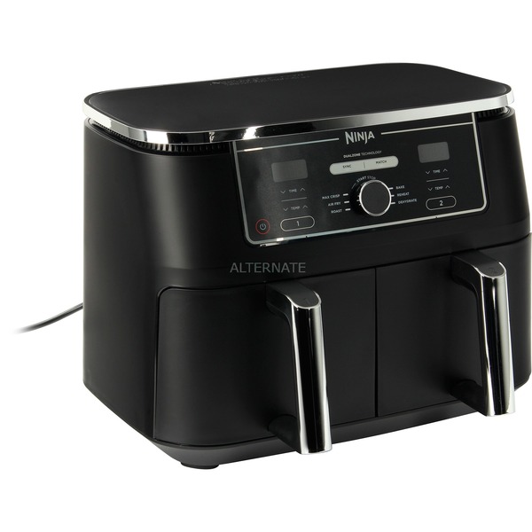 Ninja Af400eu Foodi Max Dual Zone Heissluftfritteuse 2470 Watt Schwarz