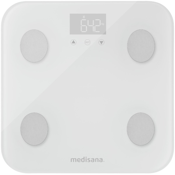 600 weiß BS Bluetooth Medisana connect & Körperanalysewaage WiFi