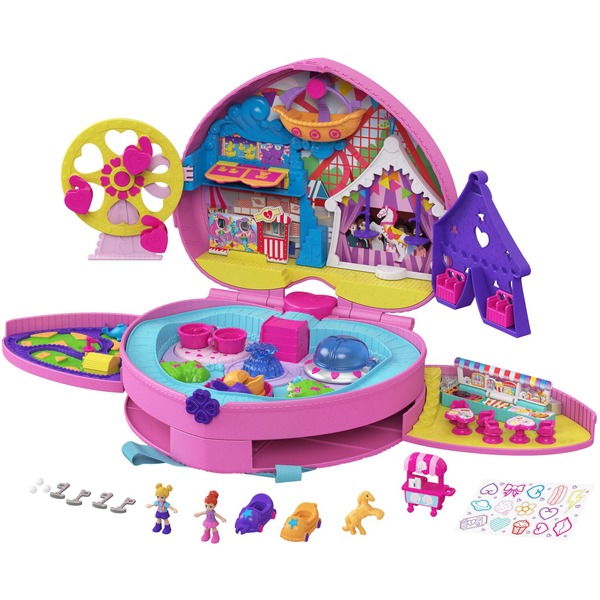 Mattel Polly Pocket "Klein - ganz groß" Freizeitpark Rucksack, Spielfigur