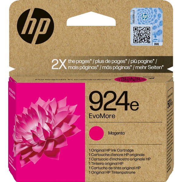 HP 924 Cyan Original Tintenpatrone – Kompatibel Mit OfficeJet PRO 8120e/8130e, ~400 Seiten