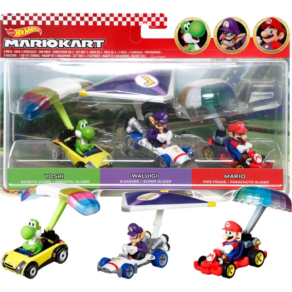 Hot Wheels Mario Kart Waluigi Mariokart 
