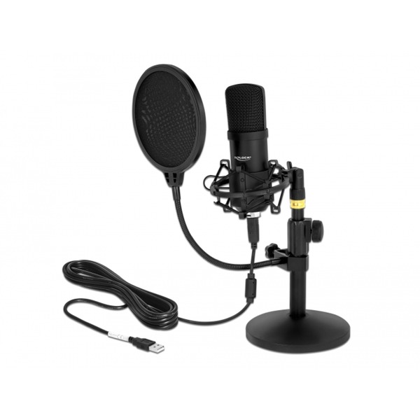 iMeshbean Mikrofone mit Stativ Kondensatormikrofon Studio Streaming Nierencharakteristik Aufnahme Microphone für Podcast Gaming Skype Mikrofon PC USB Kondensator Mikrofon YouTube 