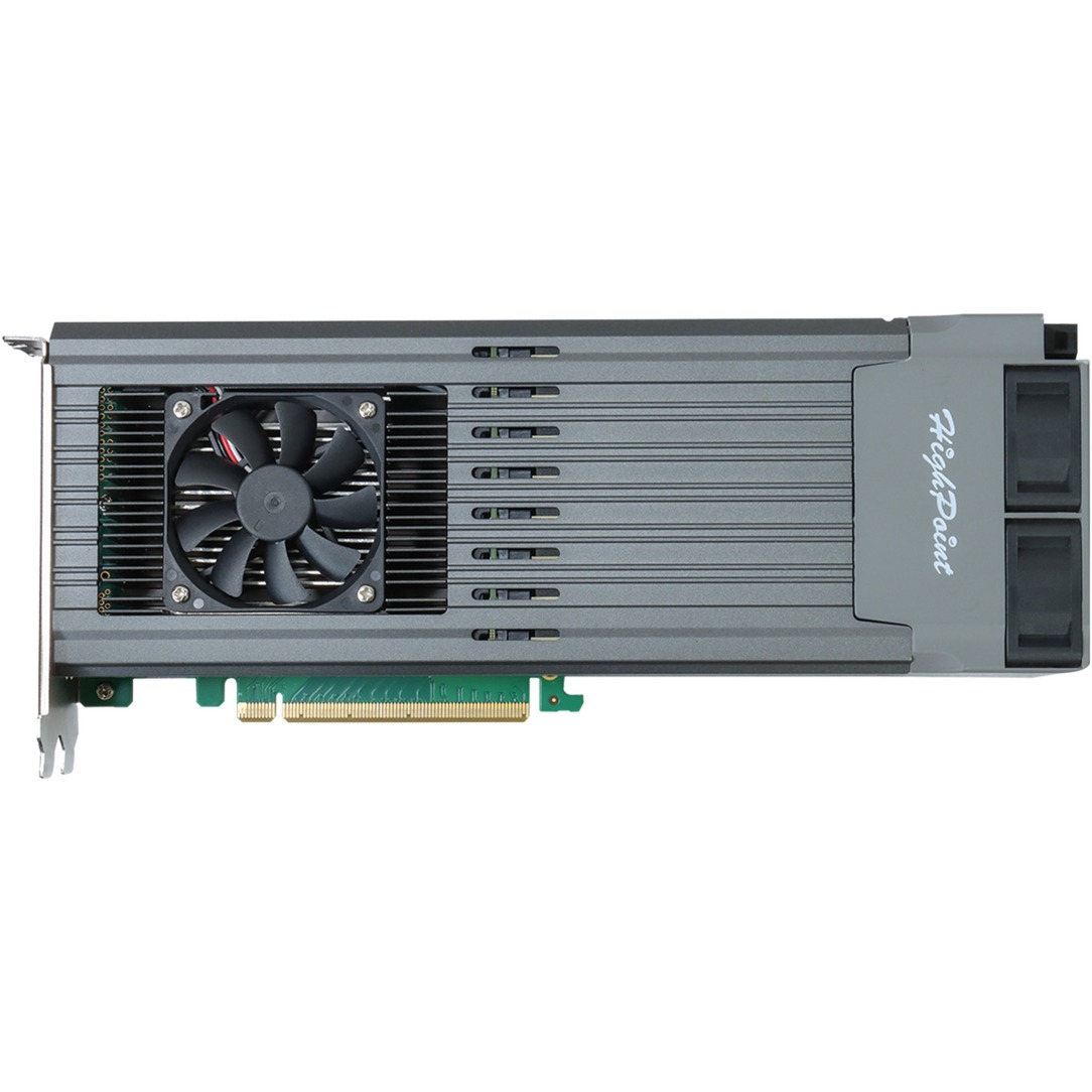 HighPoint Rocket SSD7749M2, RAID-Karte