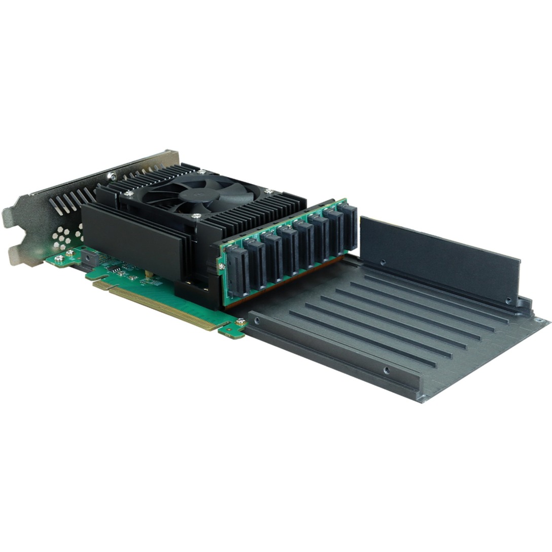 HighPoint Rocket SSD7749M2, RAID-Karte