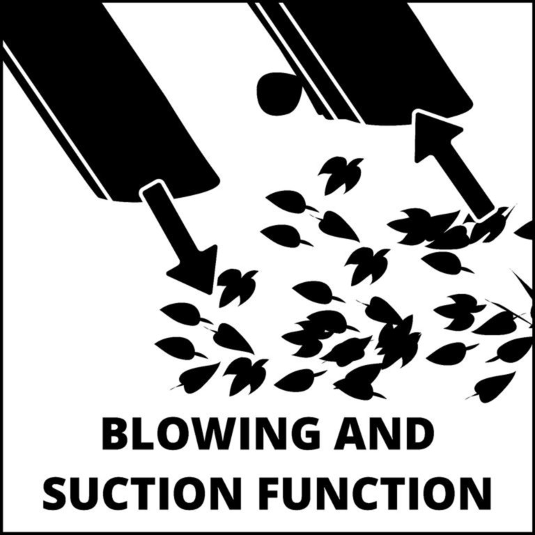 EINHELL Laubsauger/Laubbläser GC-EL 3024 E rot/schwarz, 3.000 Watt
