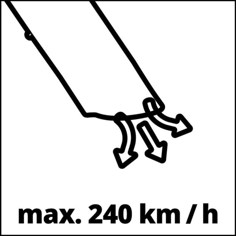 EINHELL Laubsauger/Laubbläser GC-EL 3024 E rot/schwarz, 3.000 Watt