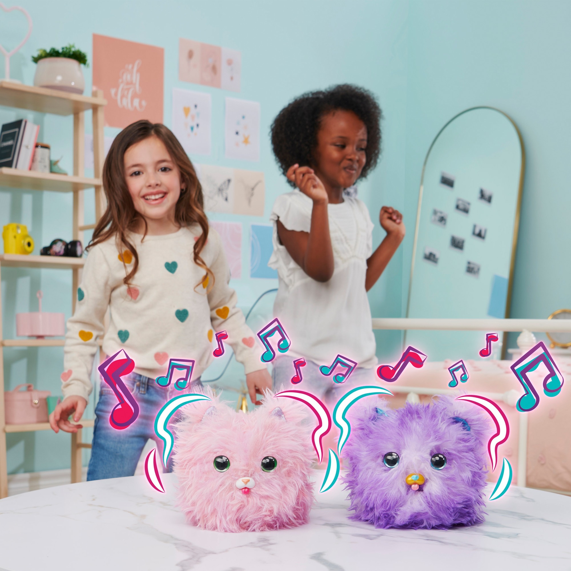 Spin Master FurFluffs Magisches Hündchen, Kuscheltier lila