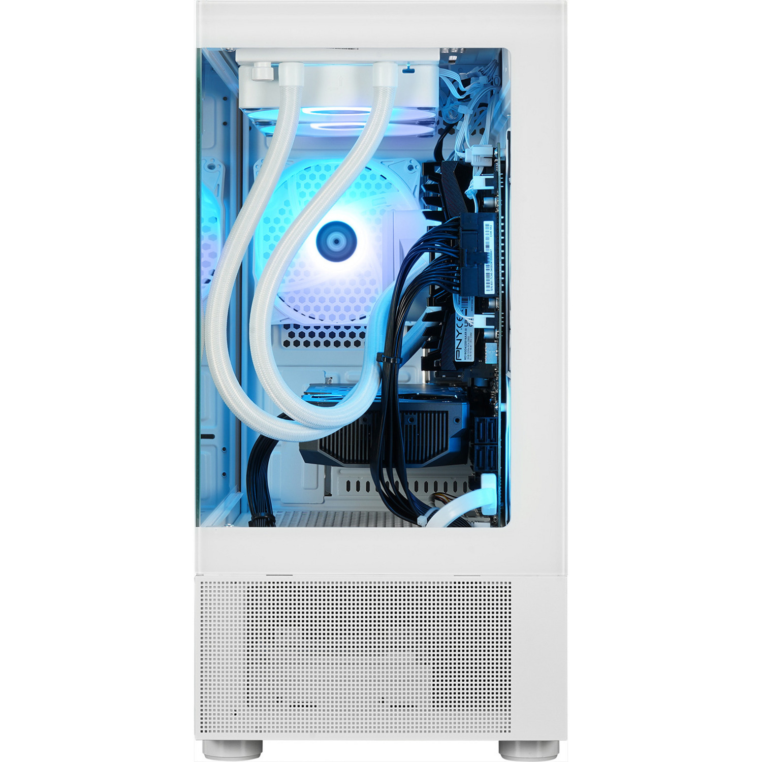 Thermaltake FTW V170A 5070 Elite Snow, Gaming-PC weiß/transparent, Windows 11 Home