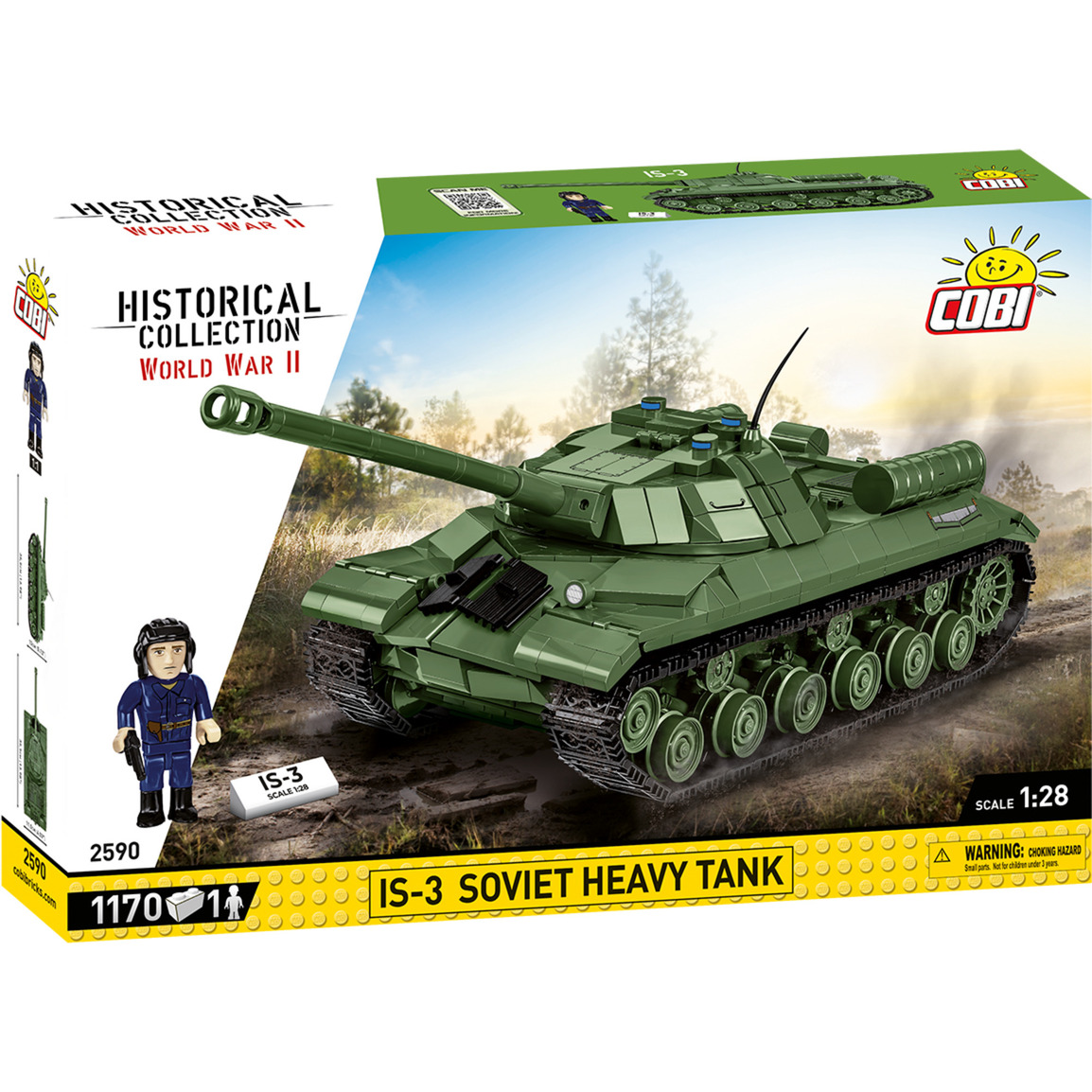 COBI IS-3 Soviet Heavy Tank, Konstruktionsspielzeug Maßstab 1:28