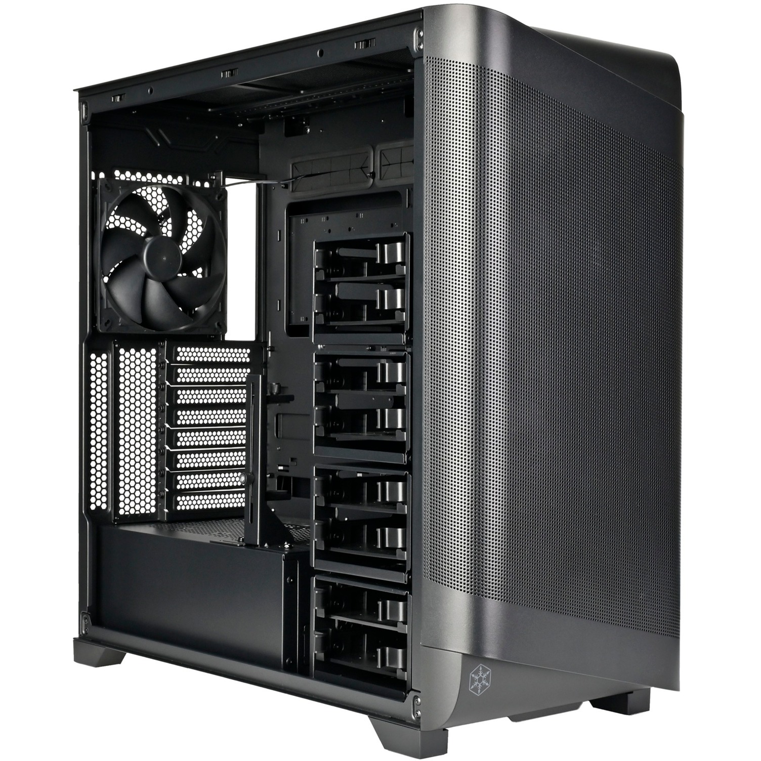 SilverStone SETA A2 Black, Tower-Gehäuse schwarz