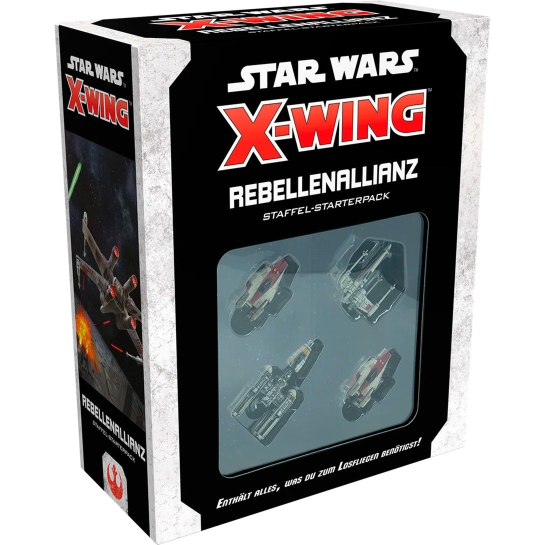 Asmodee Star Wars X-Wing 2. Edition - Rebellenallianz Staffel-Starterpack, Tabletop