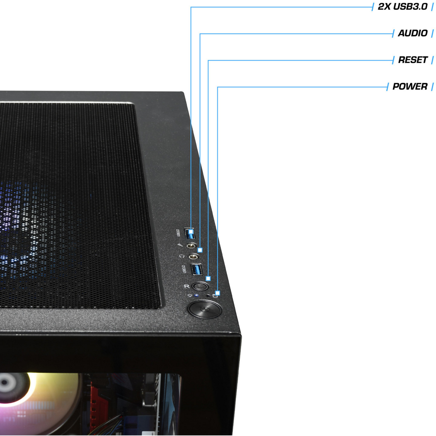Thermaltake FTW V170A 5060Ti Black, Gaming-PC schwarz/transparent, Windows 11 Home
