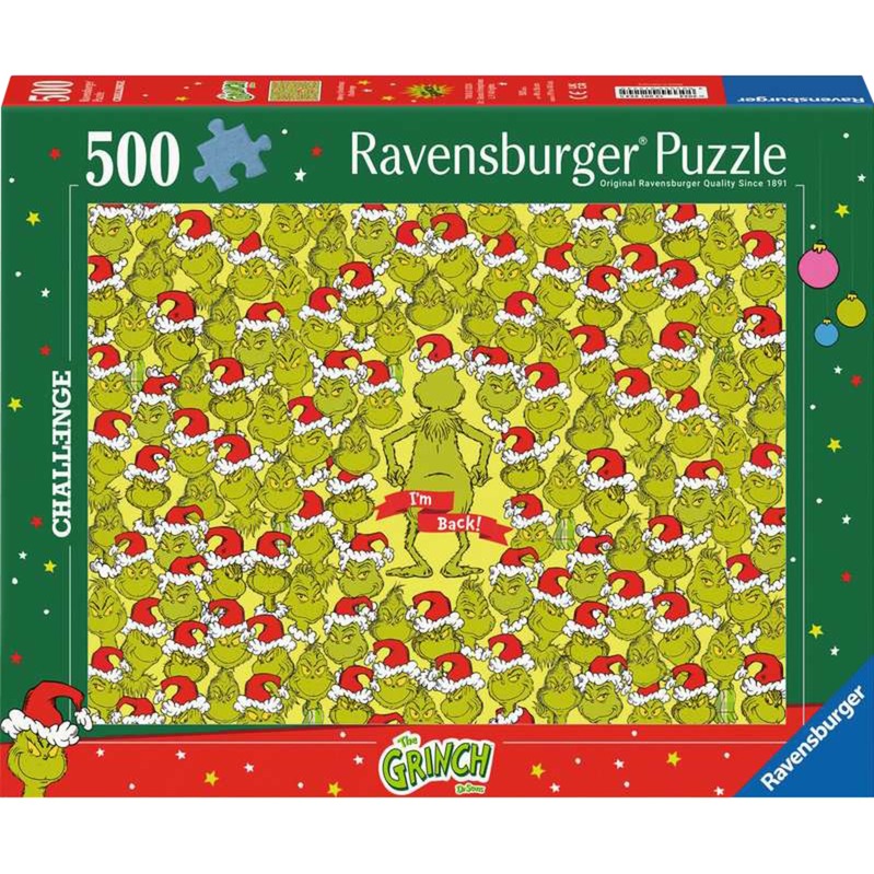 Ravensburger Puzzle Merry Grinchmas Challenge 500 Teile