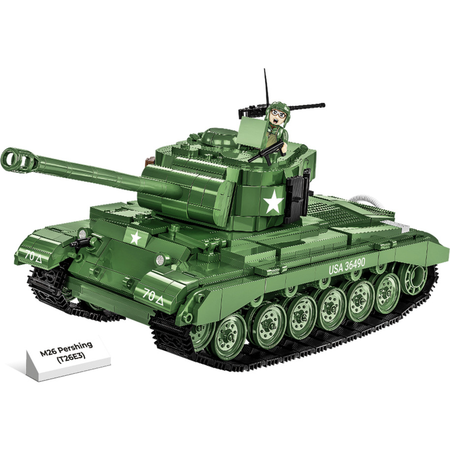 COBI M26 Pershing T26E3, Konstruktionsspielzeug Maßstab 1:28