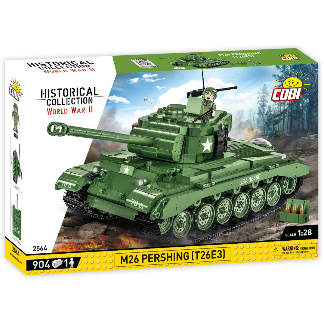 COBI M26 Pershing T26E3, Konstruktionsspielzeug Maßstab 1:28