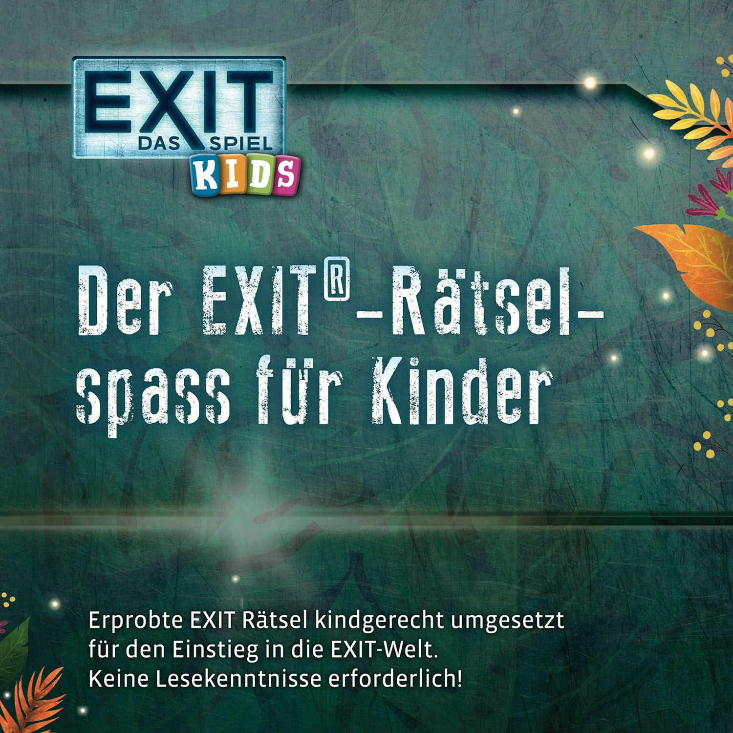 KOSMOS EXIT - Das Spiel Kids: Rätselspaß im Dschungel, Partyspiel