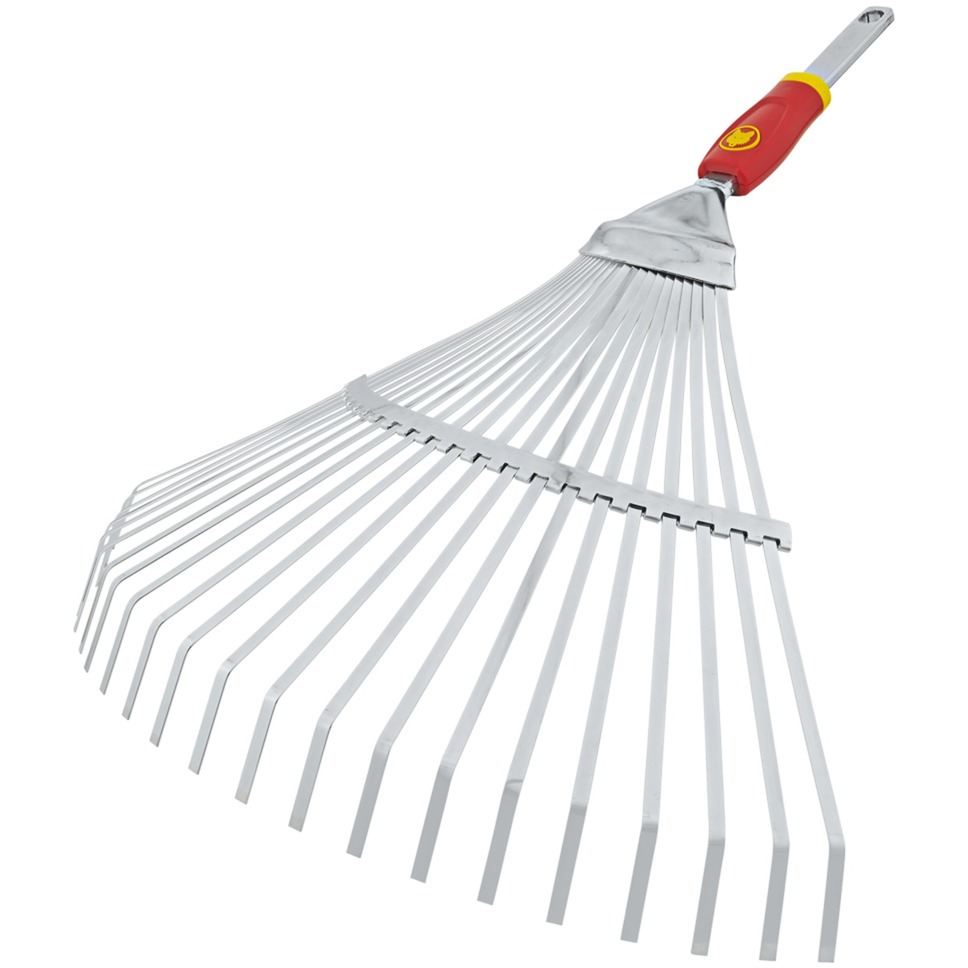 WOLF-Garten Fächerbesen UE-M, multi-star, Rechen rot/gelb, 50cm