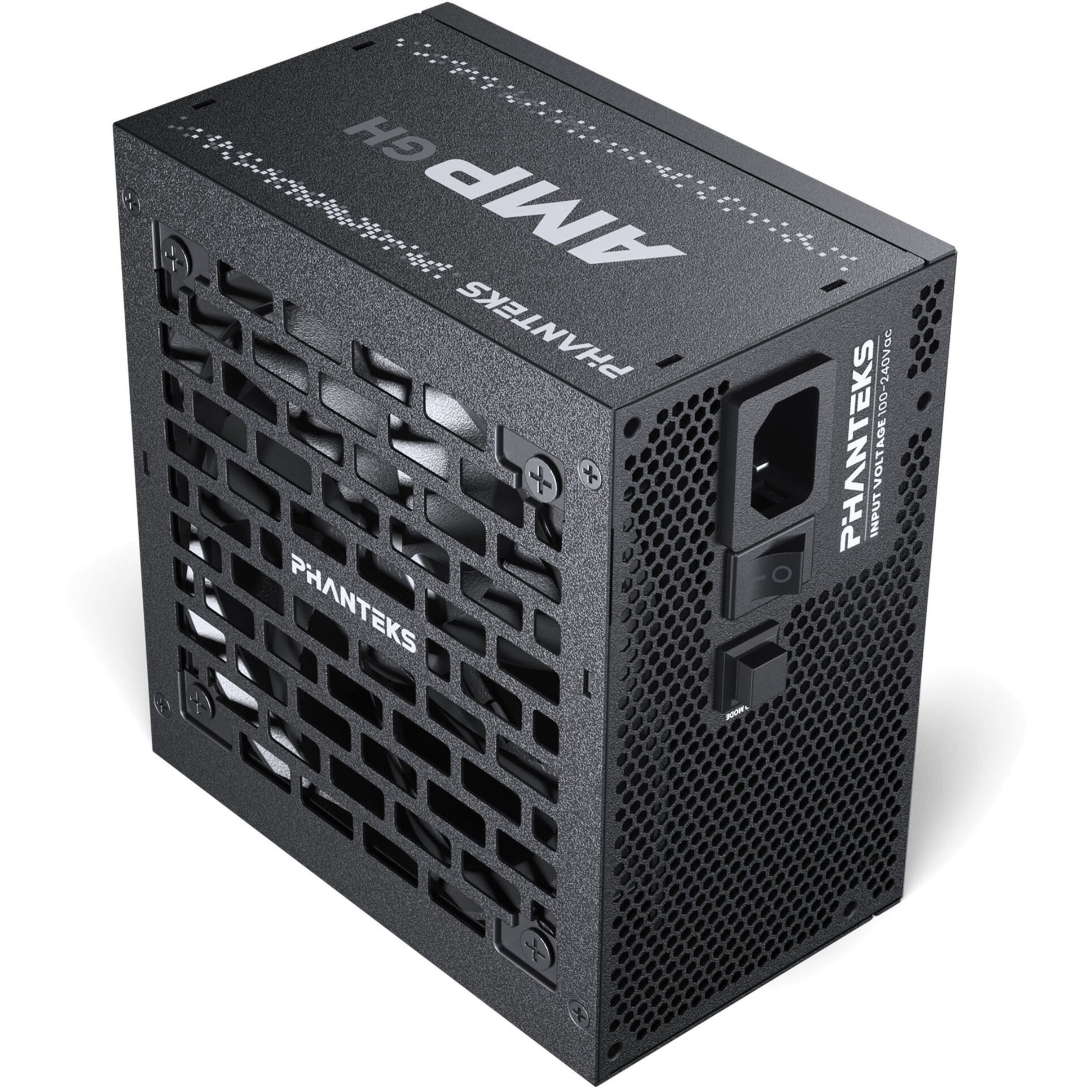 Phanteks AMP GH 1000W ATX3.1 Black, PC-Netzteil schwarz, 1x 12-Pin High Power GPU, 3x PCIe, Kabelmanagement, 1000 Watt