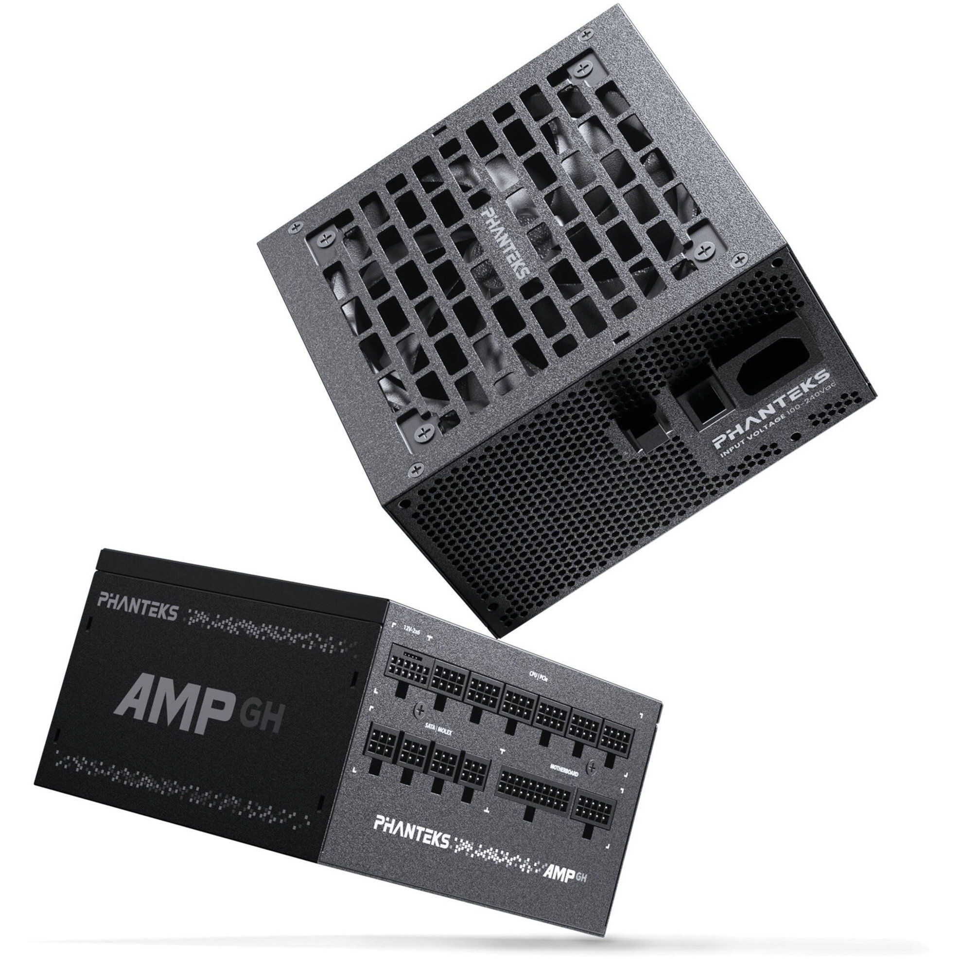 Phanteks AMP GH 1000W ATX3.1 Black, PC-Netzteil schwarz, 1x 12-Pin High Power GPU, 3x PCIe, Kabelmanagement, 1000 Watt