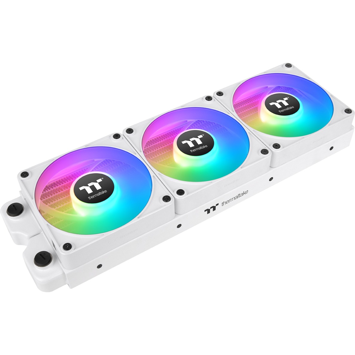 Thermaltake CT120 EX ARGB Sync PC Cooling Fan, Gehäuselüfter weiß, 3er Pack, 120 mm
