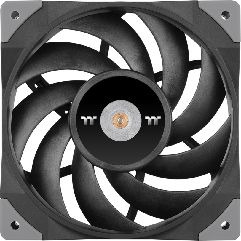 Thermaltake TOUGHFAN 12 Radiator Fan 120x120x25, Gehäuselüfter schwarz, 2er Pack, 120 mm