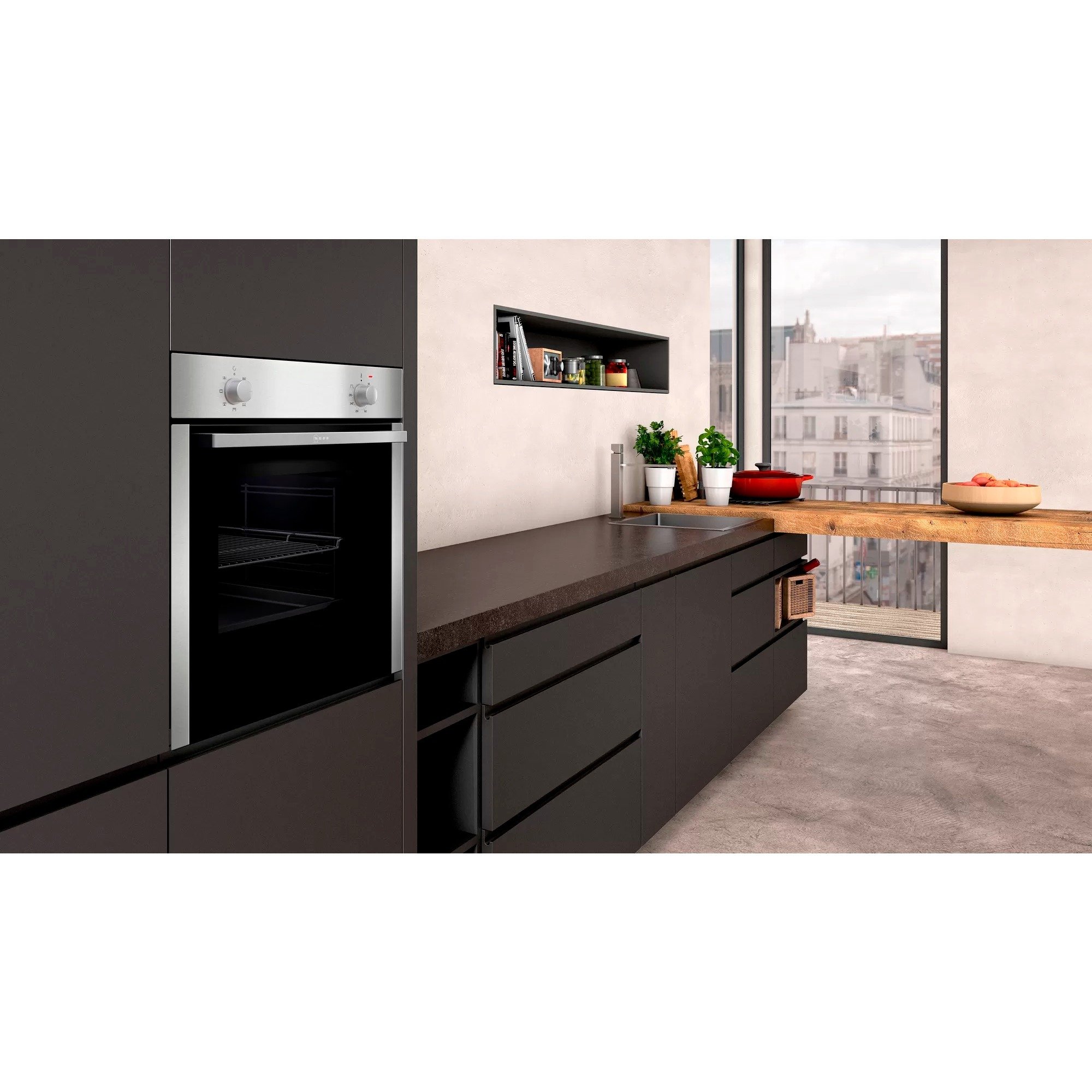 Neff BX18I, Backofen-Set edelstahl