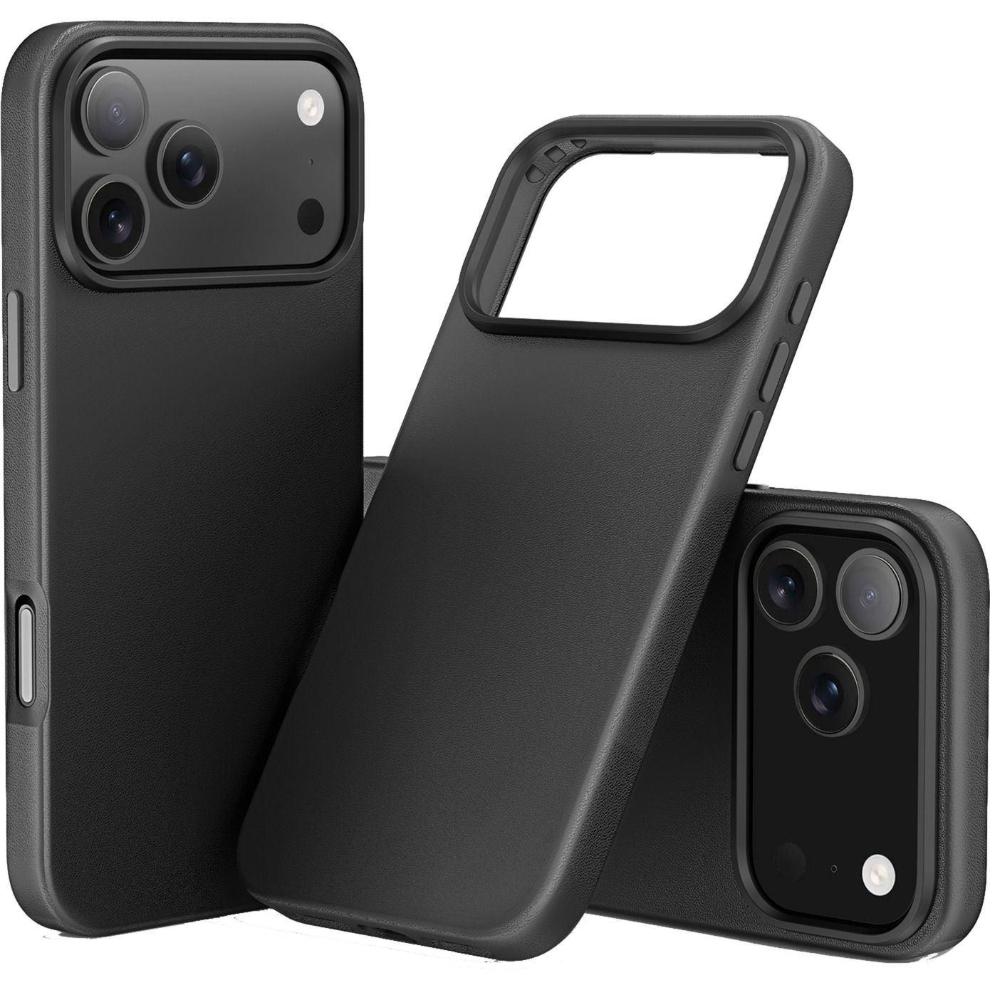 Nevox StyleShell PRO, Handyhülle schwarz, iPhone 17 Pro Max, kompatibel mit MagSafe