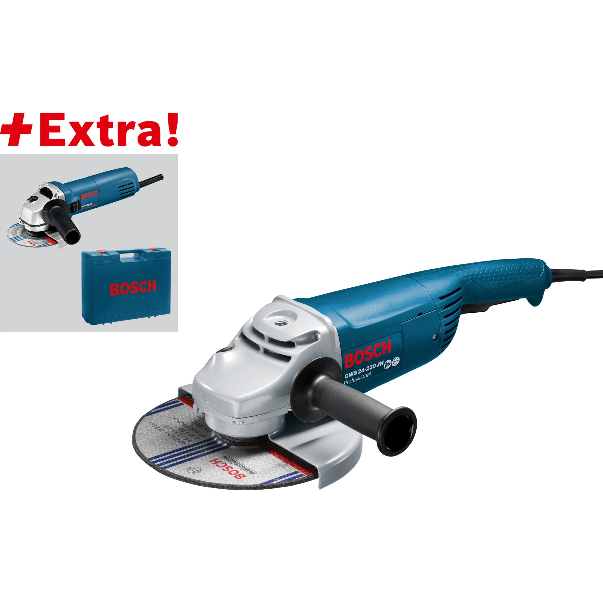 Koffer 0615990H1Z Bosch Winkelschleifer Set GWS 22-230 JH GWS 850 C