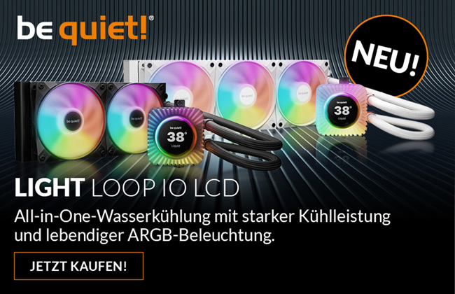 Be Quiet die Light Loop IO LCD Launch